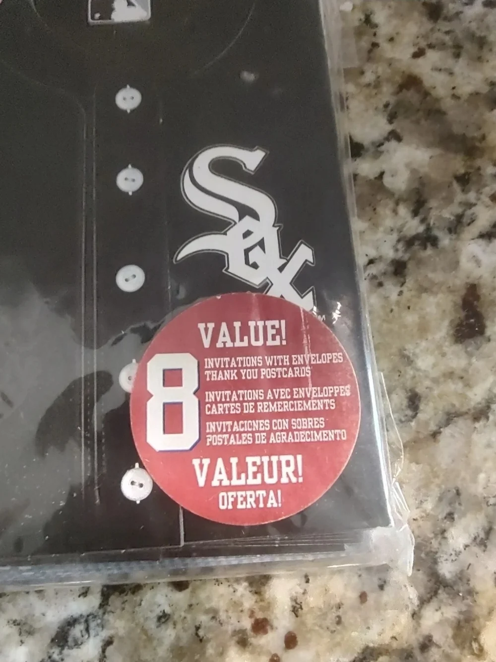 Chicago White Sox MLB Pro Baseball Sports Party Invitations & Thank You Notes